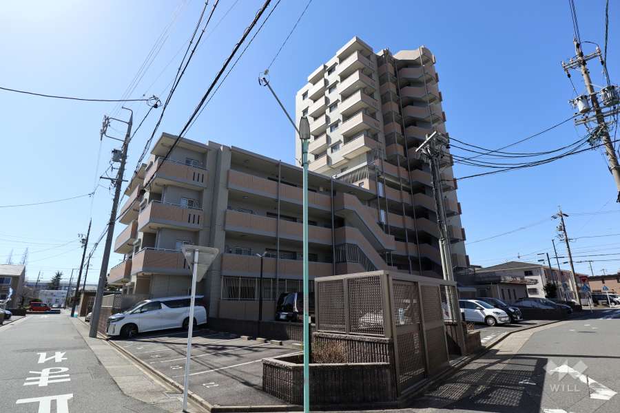 ファミリアーレ戸田川緑地の外観（北東側から）