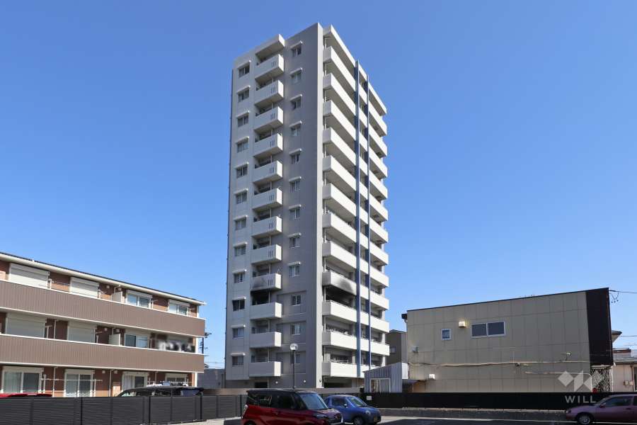 ファミリアーレ南陽町の外観（南西側から）