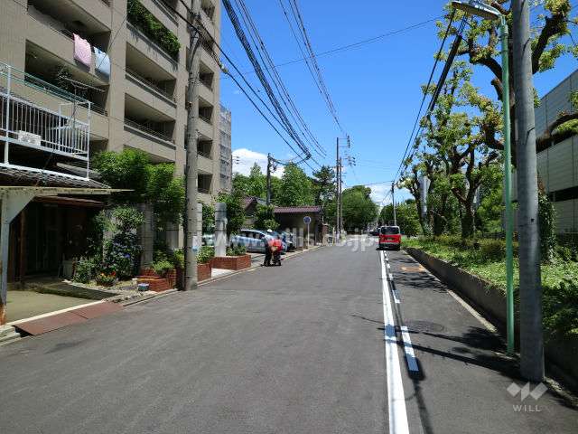 敷地南側前面道路