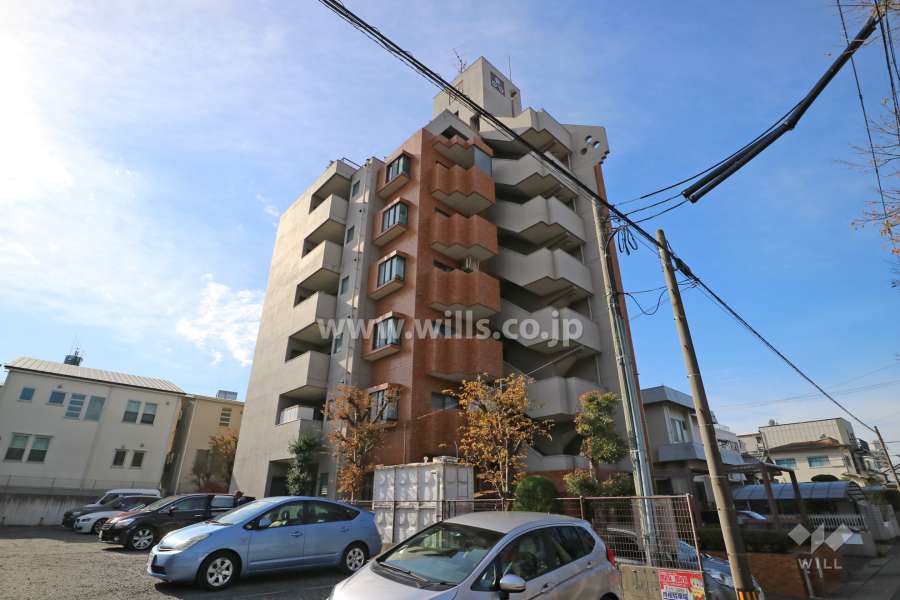 三旺マンション西山東公園の外観（北東側から）