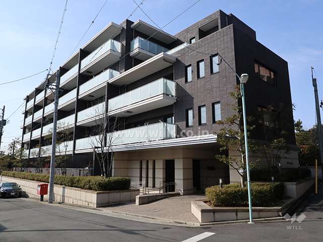 プレミスト覚王山向陽町の外観(北東側から)