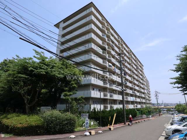 コミュニタス千代が丘S棟の外観(南西側から)