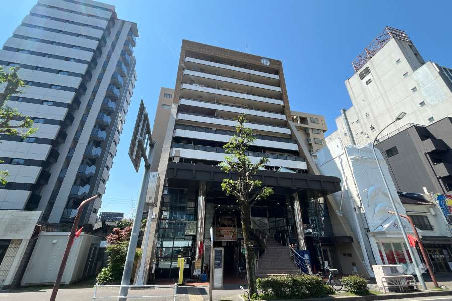 サンパーク今池の外観(北東側から)