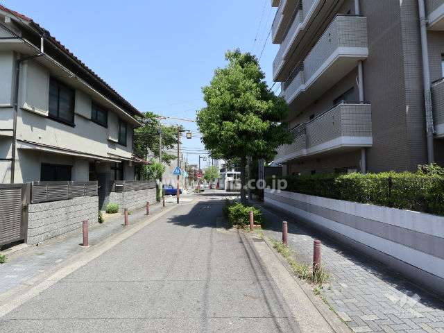敷地西側前面道路