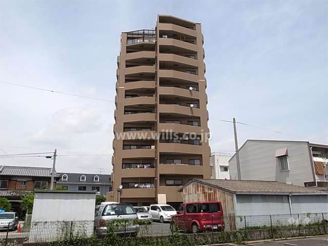 コスモ豊中曽根弐番館の外観（南側から）