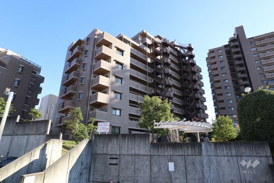 ユーステージ香流参番館の外観（北西側から）