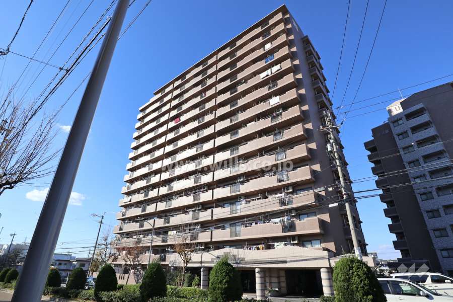ユーステージ香流伍番館の外観（南東側から）