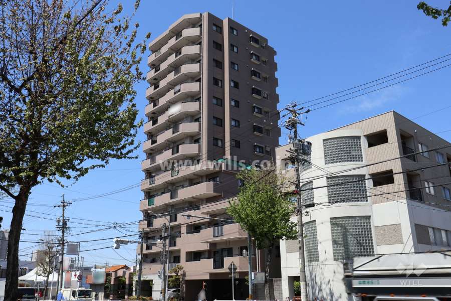 ユニーブル千代田橋2の外観（南東側から）