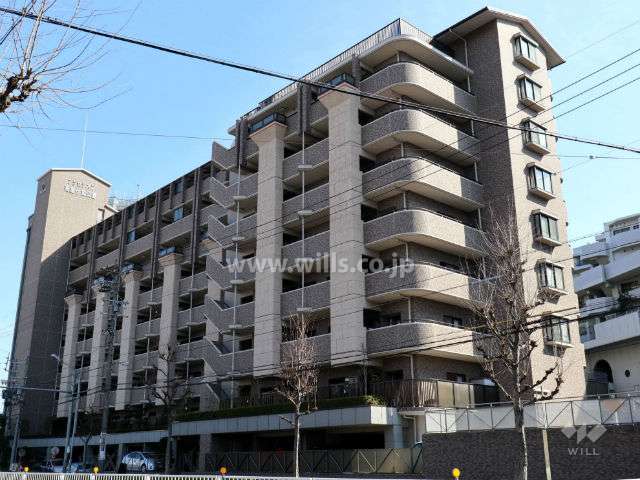 プラセシオン茶屋ヶ坂公園の外観(北西側から)