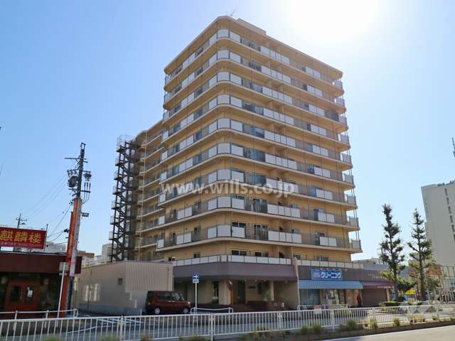 千種通スカイマンションの外観（北西側から）