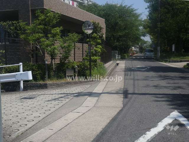 敷地南側の前面道路