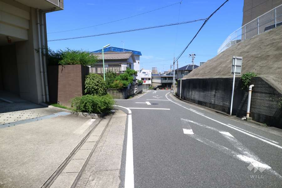 敷地東側前面道路