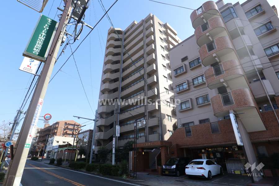 パークホームズ猫洞通の外観（北西側から）