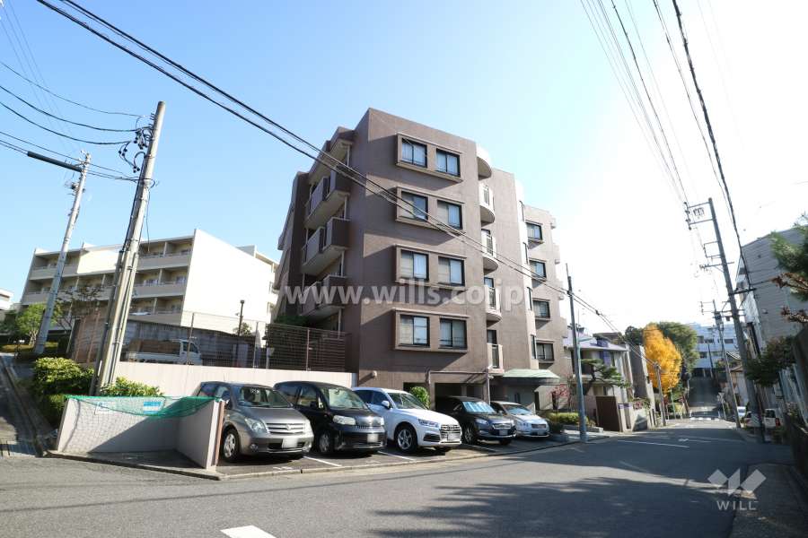 覚王パークハイツの外観（北西側から）