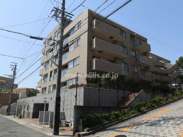 外本山パークハウス壱番館の観(北側から)