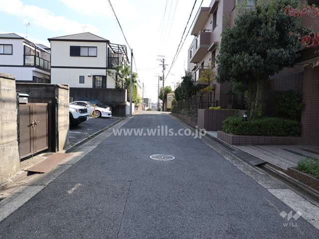 敷地南側前面道路