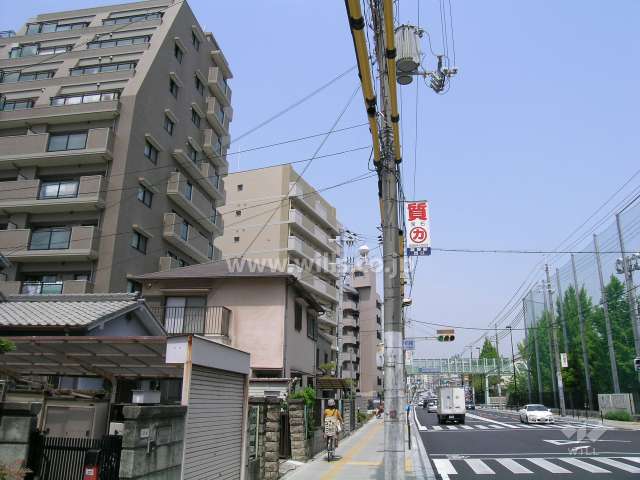 敷地の東側は国道176号線に面しています。