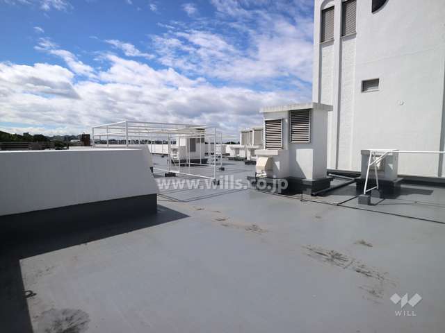マンションの屋上