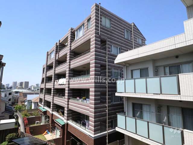 シティハウス覚王山丸山町の外観(南東側から)