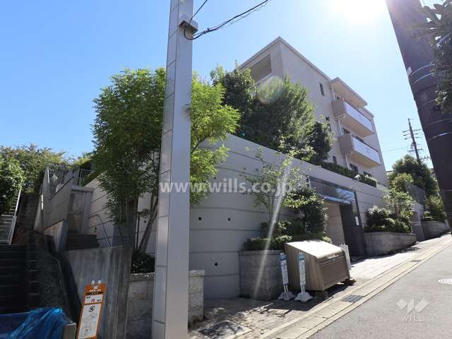 グランドメゾン鹿子町の外観（北西側から）