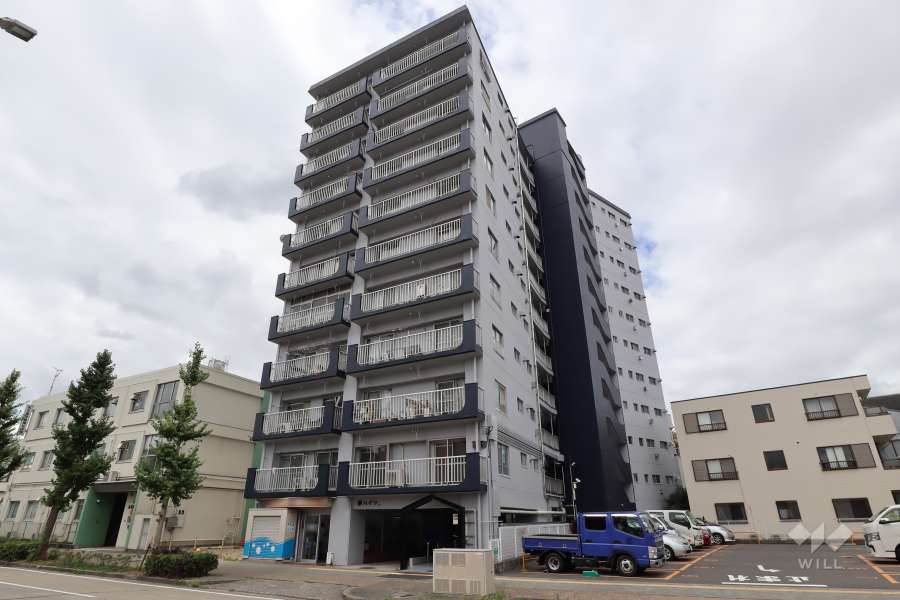 都ハイツの外観（北東側から）