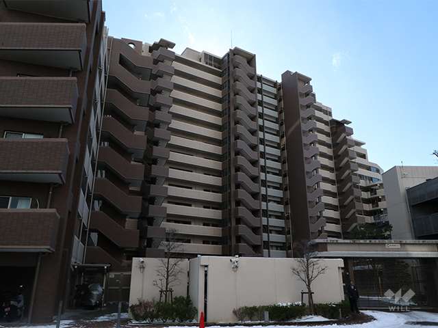 ライオンズガーデン千種アーススクエアの外観(北側から)
