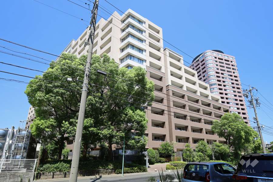 ライオンズガーデン千種アーススクエアの外観（南東側から）