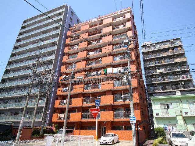 ライオンズマンション今池の外観（南側から）