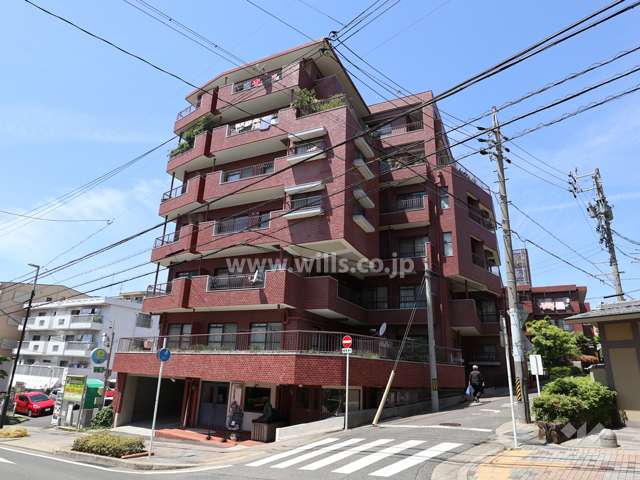 ライオンズマンション猫洞第2の外観(南東側から)