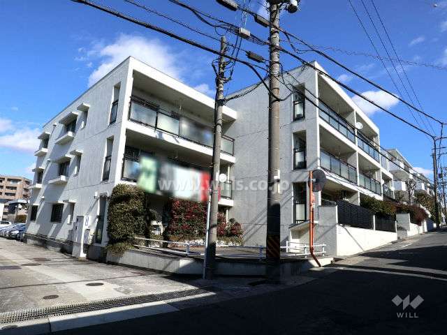 ライオンズマンション光ヶ丘A棟の外観(南西側から)
