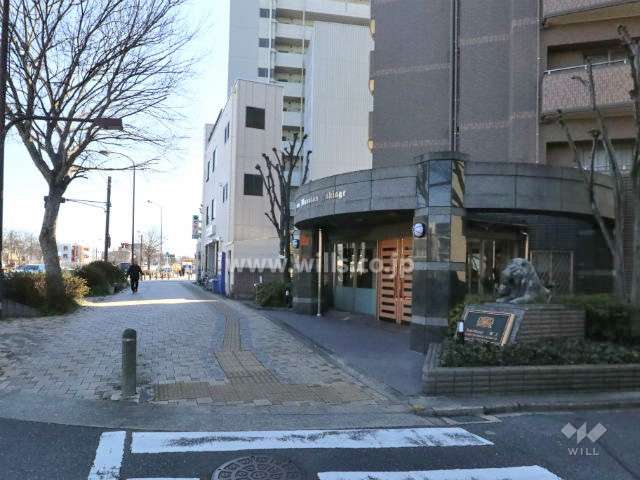 敷地北側前面道路