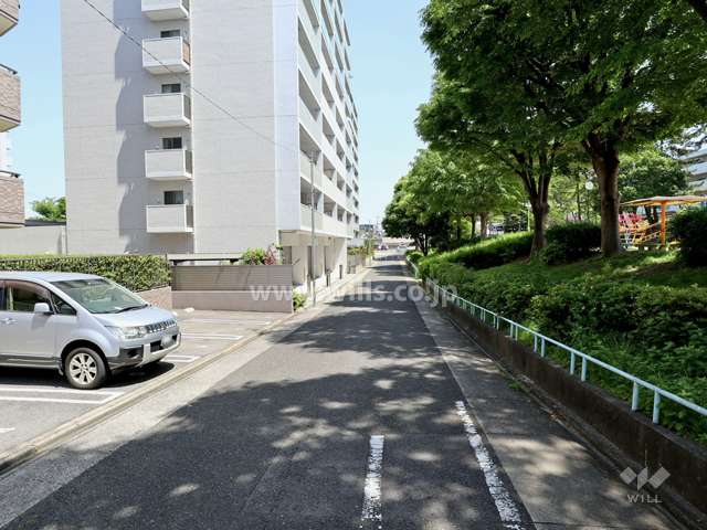 敷地南側前面道路