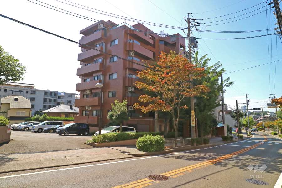三旺マンション猫洞の外観（北東側から）
