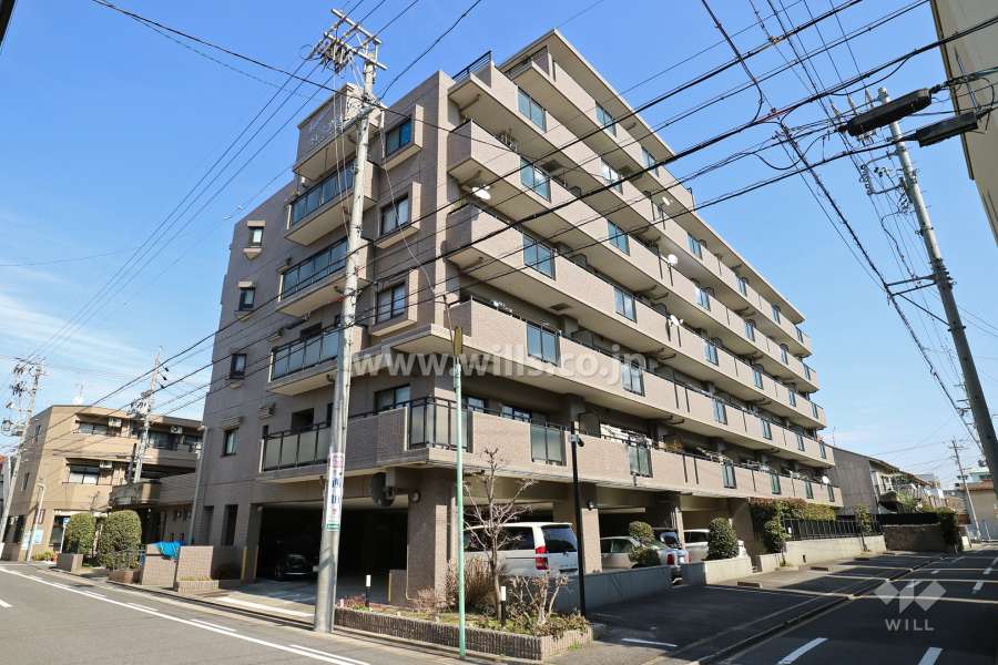 サンマンションアトレ今池南の外観（南西側から）