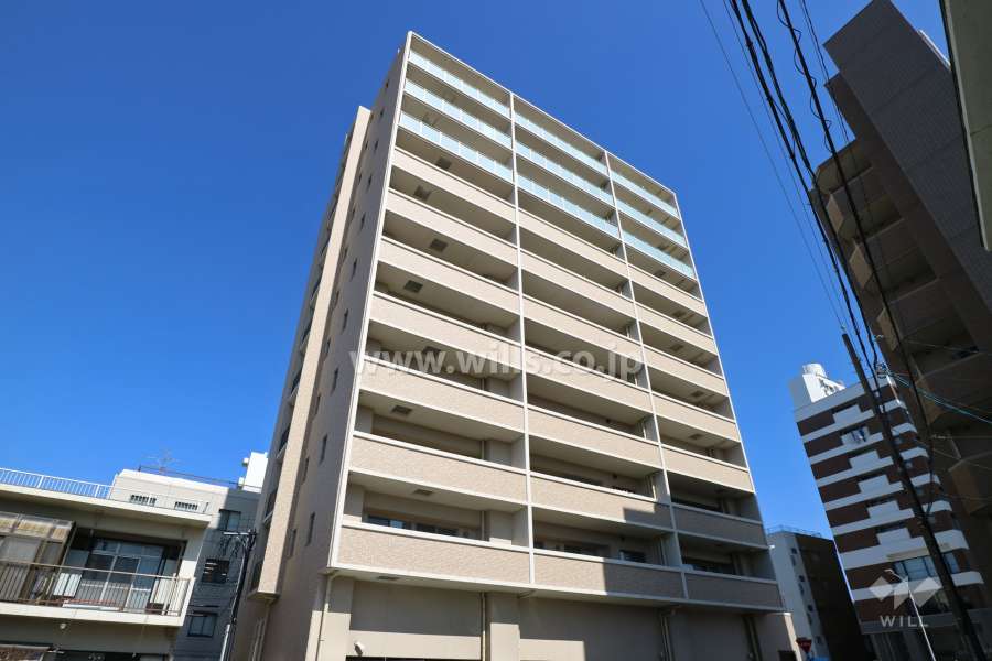 フィルシティ吹上の外観（南西側から）