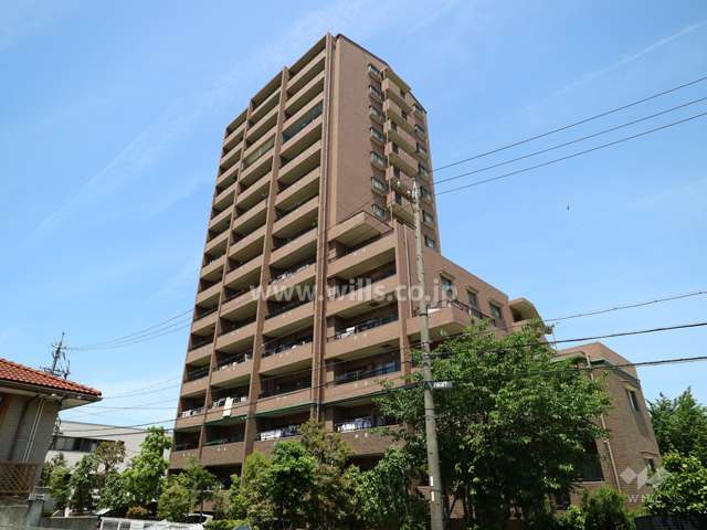 グランドメゾン茶屋が坂の外観（南東側から）