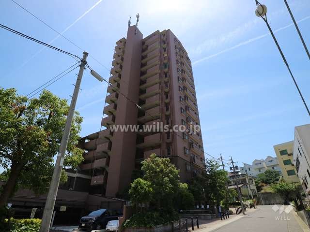 グランドメゾン茶屋が坂の外観（北西側から）