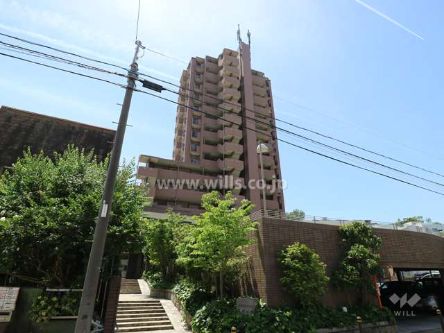 グランドメゾン茶屋が坂の外観（北東側から）