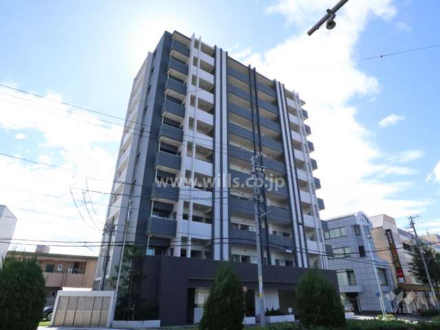 プリオール千種新西の外観（北東側から）