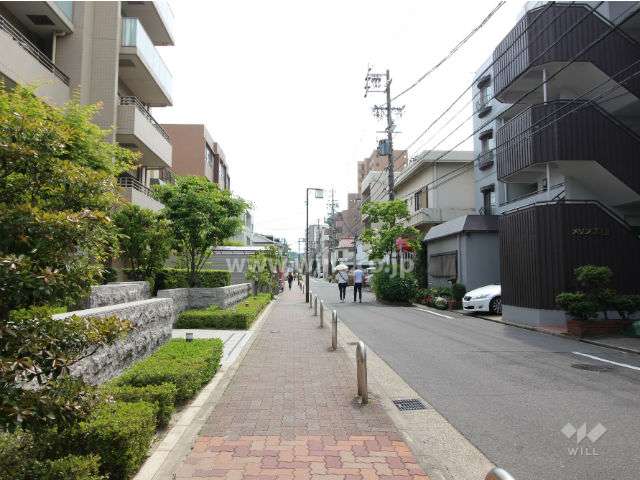 敷地南側の前面道路