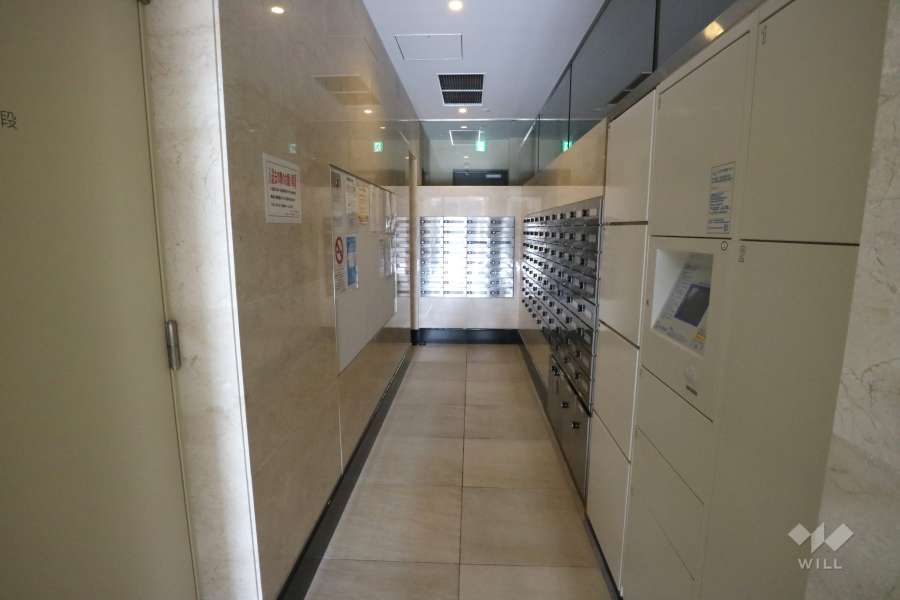 共用ポストと宅配ボックス