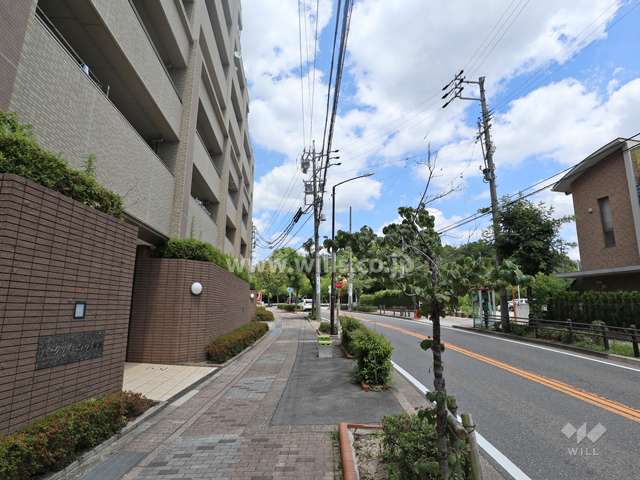 敷地南側の前面道路