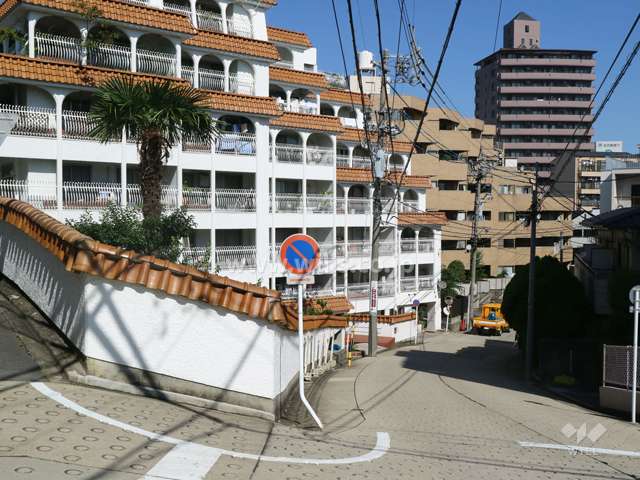 敷地東側前面道路