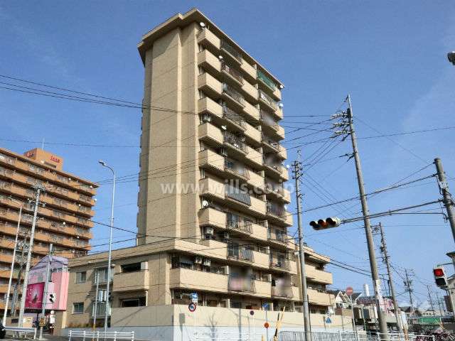 三旺マンション千代田橋の外観(南西側から)