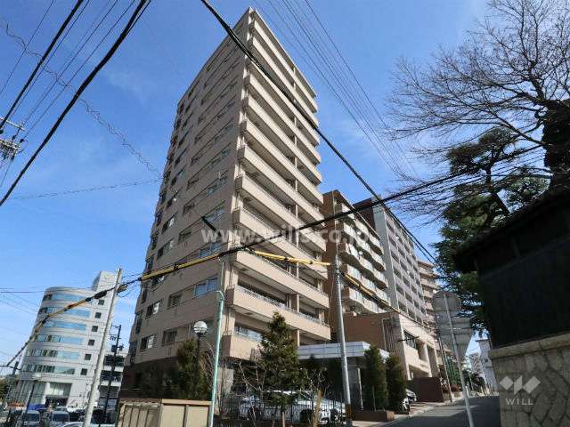 プレシアスコート菊坂町の外観(南西側から)