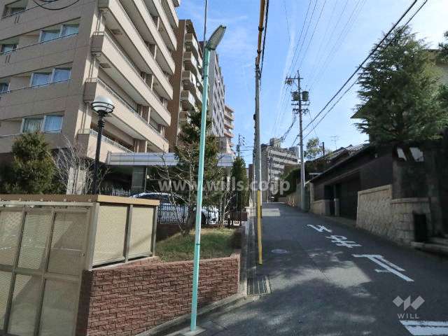 敷地南側の前面道路