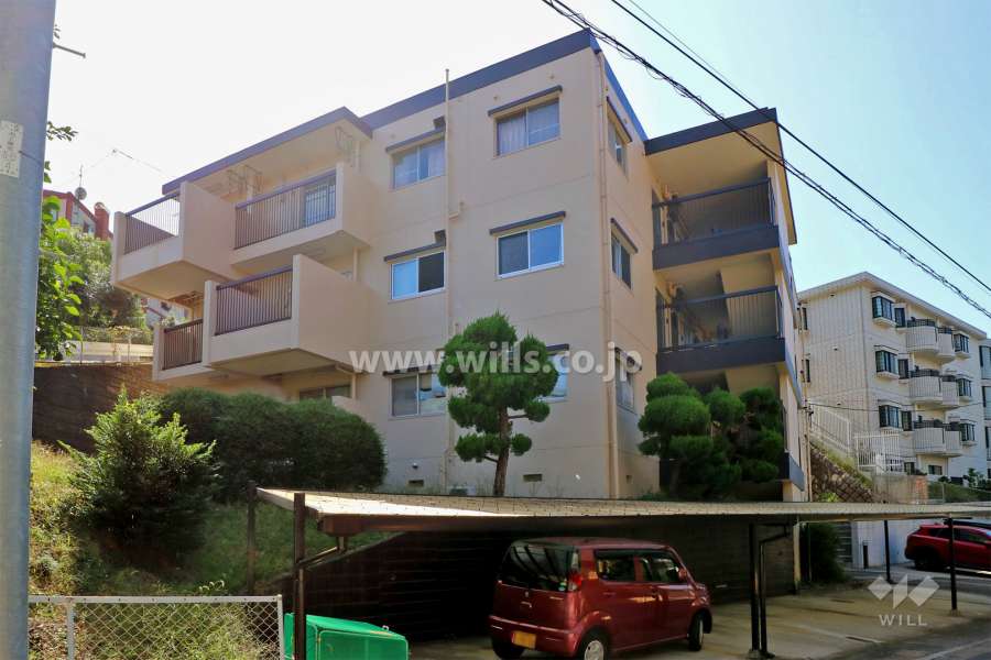 鹿子コーポの外観（北東側から）