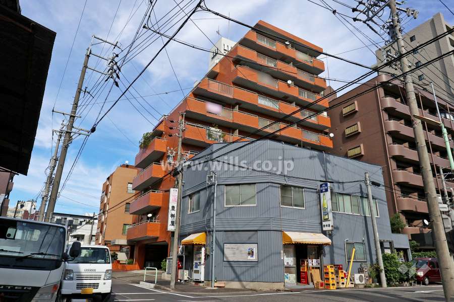IBハイネス矢場町の外観（南側から）