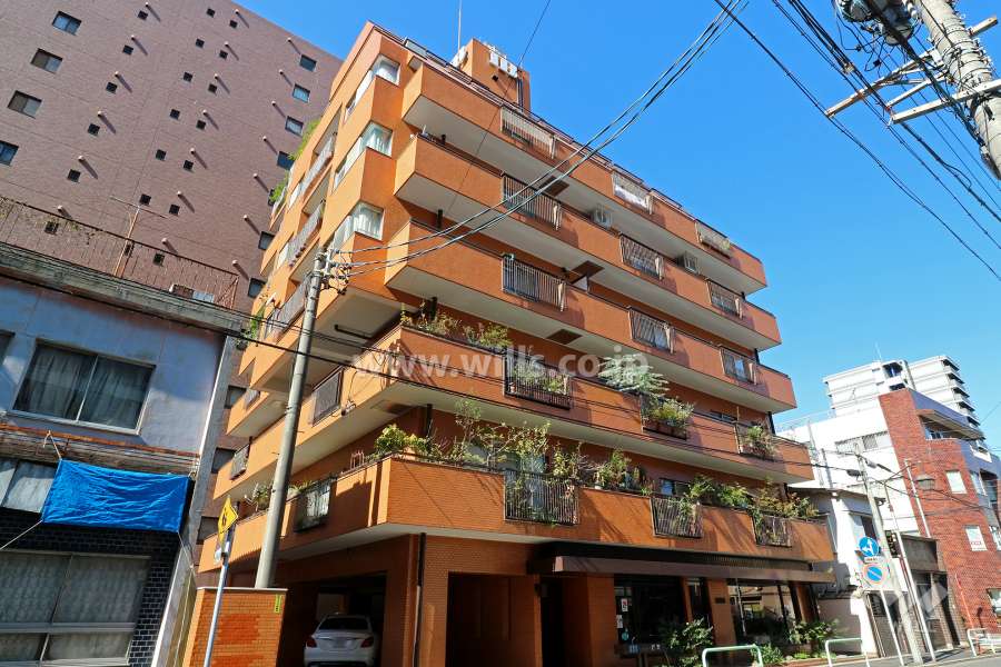 IBハイネス鶴舞の外観（南東側から）