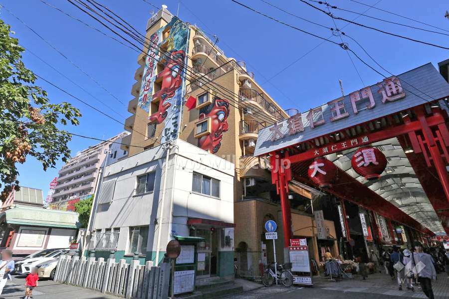 ダイアパレス大須第2の外観（南西側から）